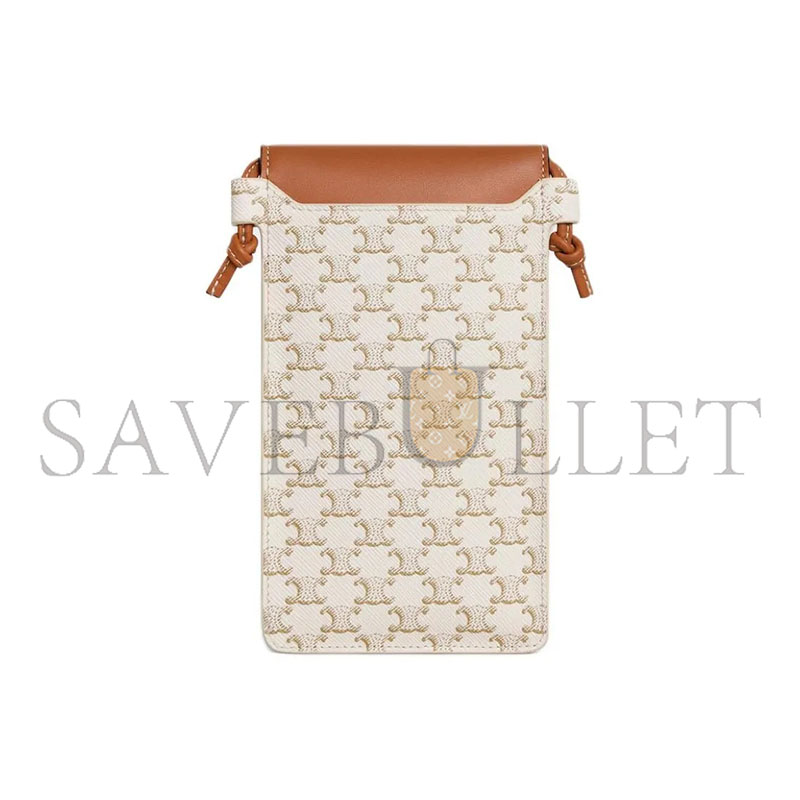 Ce1i*e triomphe classic all-over monogram flip phone case 10g332cqd-01ta (18*10*2cm)